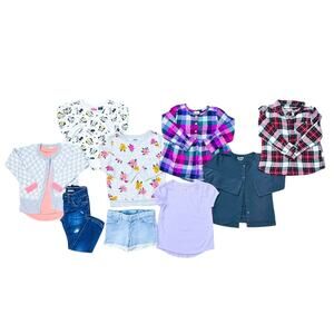 Girls 4T Clothing Bundle - 11-Piece Set
